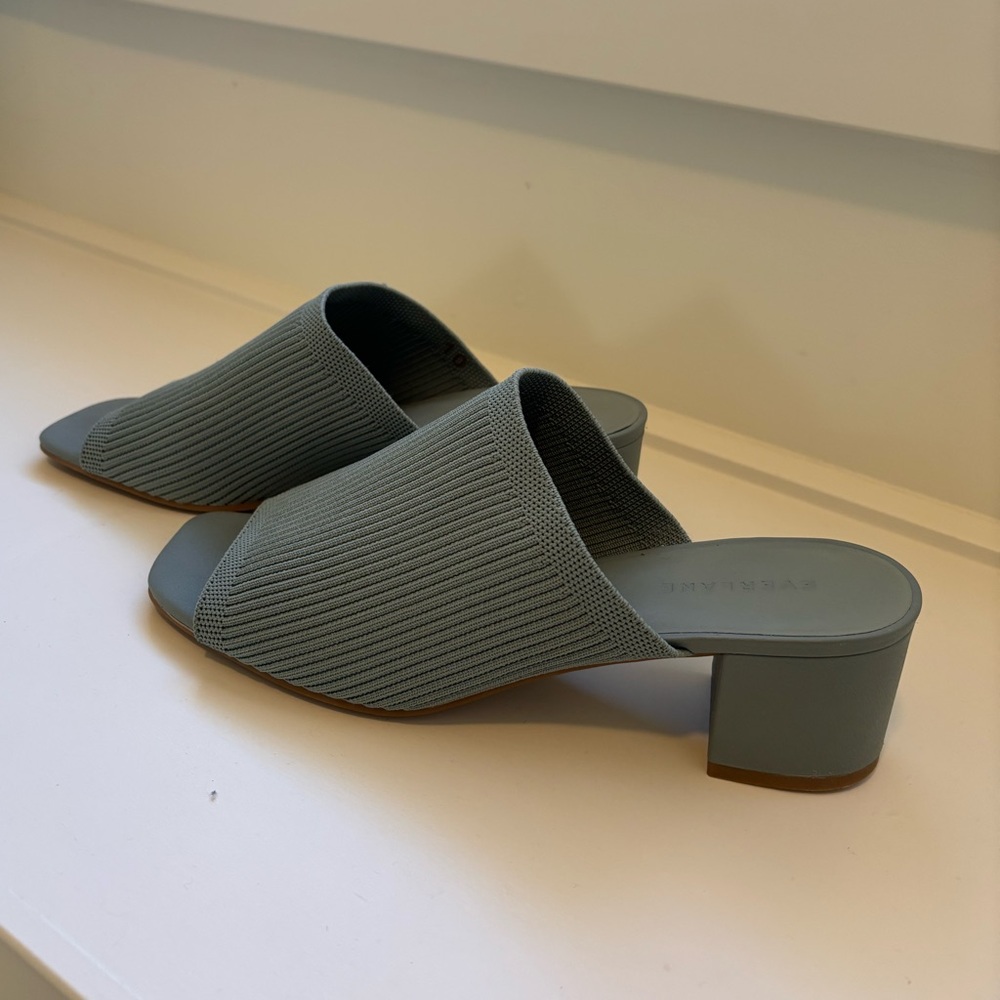 Everlane ReKnit Glove Mule in Seagrass - US Size 9.5
